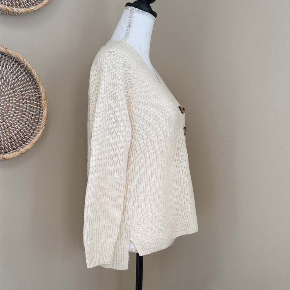 MADEWELL Lyle Rib Henley Sweater - Picture 6 of 8